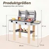 KOMFOTTEU Kinder Grill Spielzeug aus Holz, BBQ Produktbild-Vorschau 6