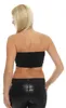 Damen Bandeau-BH Bra Büstenhalter Trägerlos; Schwarz M/L Produktbild-Vorschau 3