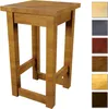 Rustikaler 55 cm | Eiche Teakholz Hocker Sitzhocker Produktbild-Vorschau 1
