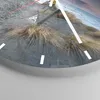 Wanduhr - Rund - Glasuhr - Strand Sand Spaziergang - Produktbild-Vorschau 5