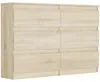 Komoda 120 cm 6 zásuvek skříňka FRAMIRE R-120 sonoma Náhled obrázku produktu 1