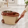 Schaum Mop Obrotowy PRO z Wiadrem na Kółkach, Dozownikiem i Podgląd zdjęcia produktu 5
