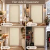 Cortina térmica para puerta, color beige, con ojales, Vista previa de la imagen del producto 11