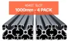 VEVOR 4PCS 39,4 in (1000mm) T Slot 4040 Produktbild-Vorschau 1
