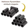 Aquariendeko Pyramide 3er XL Garnelenröhre Aquarium Deko Produktbild-Vorschau 5