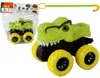 Lean Toys Tyrannosaurus Rex Fahrzeug Friktionsantrieb Grün Produktbild-Vorschau 1
