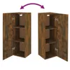 vidaXL TV-Schränke 2 Stk. Räuchereiche 30,5x30x90 cm Produktbild-Vorschau 7