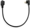 SYSTEM-S Mini USB Kabel Winkelstecker links gewinkelt auf Produktbild-Vorschau 1
