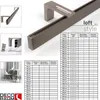 Binario per tende su misura a 1 tenda in acciaio inox - Anteprima dell’immagine prodotto 3