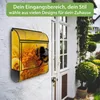 banjado Design Briefkasten Stahl schwarz mit Zeitungsfach Produktbild-Vorschau 3