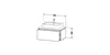 Konsolenunterschrank L-CUBE 400x920x547mm weiß hochglanz Produktbild-Vorschau 3