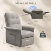 FLEXISPOT Fauteuil relax électrique inclinable 105°–155°, Voir les images du produit 3