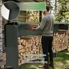 Support à bois de cheminée d'extérieur VOUNOT® en métal Voir les images du produit 4