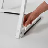 Nahaufnahme des weissen Standfußes mit Gummikappe am Aluminiumprofil Produktbild-Vorschau