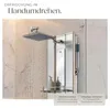 tectake® Aluminium Duschpaneel Regendusche Ablage aus Glas Produktbild-Vorschau 7