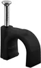 Goobay 64683 Kabelschede, 10 mm, zwart, 10 mm - Bevestiging Productafbeelding-voorbeeld 1