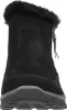 A back view of a black boot with fur trim. Produktbild-Vorschau