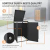 ML-Design Mülltonnenbox 1er, Mülltonnenverkleidung für 1 Produktbild-Vorschau 3