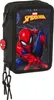 Piórnik Trzykomorowy Z Wyposażeniem Black Spiderman Podgląd zdjęcia produktu 2