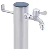 vidaXL Wassersäule für den Garten 100 cm Edelstahl Rund Produktbild-Vorschau 4