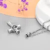 Luxe ashouder met ketting - Voor as, haren of parfum - Productafbeelding-voorbeeld 5