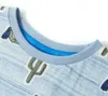 vidaXL Maglietta per bambini blu misto 140 Anteprima dell’immagine prodotto 2