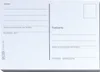The back of a blank white postcard with lines for writing and address fields. Náhľad obrázku produktu
