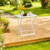 Relaxdays Klapptisch, wetterfest, HBT: 59,5 x 50 x 47,5 cm, Produktbild-Vorschau 2