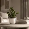 Vyveo - Bloempot Soren - Set van 2 - Zwart - 25x22 cm Productafbeelding-voorbeeld 4