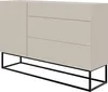 Selsey Veldio - Buffet avec tiroirs, beige gris avec Voir les images du produit 1