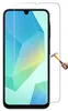 A transparent screen protector is shown placed over a smartphone screen. Produktbild-Vorschau