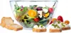 KADAX Salatschüssel aus Glas, ovale Glasschale, 17 cm, Produktbild-Vorschau 8