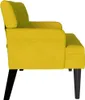 vidaXL Canapé Chesterfield Gelb 112 x 65.5 x 75 cm Samt Voir les images du produit 5