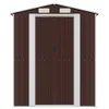 vidaXL Prístrešok na náradie tmavohnedý 192x274x223 cm Náhľad obrázku produktu 3