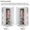 Armoire Merax : Armoire à une porte avec étagères et Voir les images du produit 5