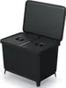 nabbi Odpadkový koš na tříděný odpad NKS60W2 46 l - černá Náhled obrázku produktu 4