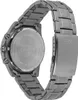 The back of a men's watch with a metal band. Produktbild-Vorschau
