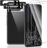 A product shot of a phone screen protector and camera lens protector kit. Produktbild-Vorschau