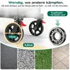 Sekey Bollerwagen faltbar 150 kg mit Bremsen, klappbarer Produktbild-Vorschau 3