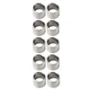 A set of metal washers or spacers arranged in columns on a white background. Podgląd zdjęcia produktu