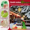 COSTWAY Crèche de Noël 180cm, crèche de Noël avec 240 LED Voir les images du produit 7