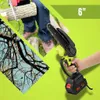 21V 6 Zoll Akku-Kettensäge Set mit 2 Akkus 1500 mAh - Mini Produktbild-Vorschau 3