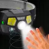 LED Stirnlampe 1200 Lumen Mit Bewegungssensor USB Aufladbar Produktbild-Vorschau 5