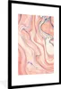 MuchoWow® Gerahmtes Poster Marmor - Pastell - Rosa - Blau - Produktbild-Vorschau 1