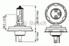 Bosch Glühlampe, Fernscheinwerfer  1 987 302 021 Produktbild-Vorschau 1