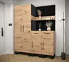 Garderobe ARTIN Set 7 mit gepolsterten Paneelen Industrial Produktbild-Vorschau 2
