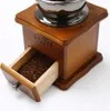 Handmühle Retro Holz für Kaffee, Pfeffer & Salz mit Gratis Produktbild-Vorschau 5