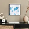 MuchoWow® MuchoWow® Gerahmtes Poster Aquarell - Weltkarte - Produktbild-Vorschau 2