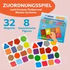 Magnetisches Sortierspiel Geometrische Formen Farben und Produktbild-Vorschau 1