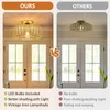 A comparison of two ceiling lights, one labeled 'OURS' and the other 'OTHERS', with feature comparisons listed below. Náhled obrázku produktu